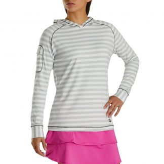 FootJoy Melange Striped Hoodie